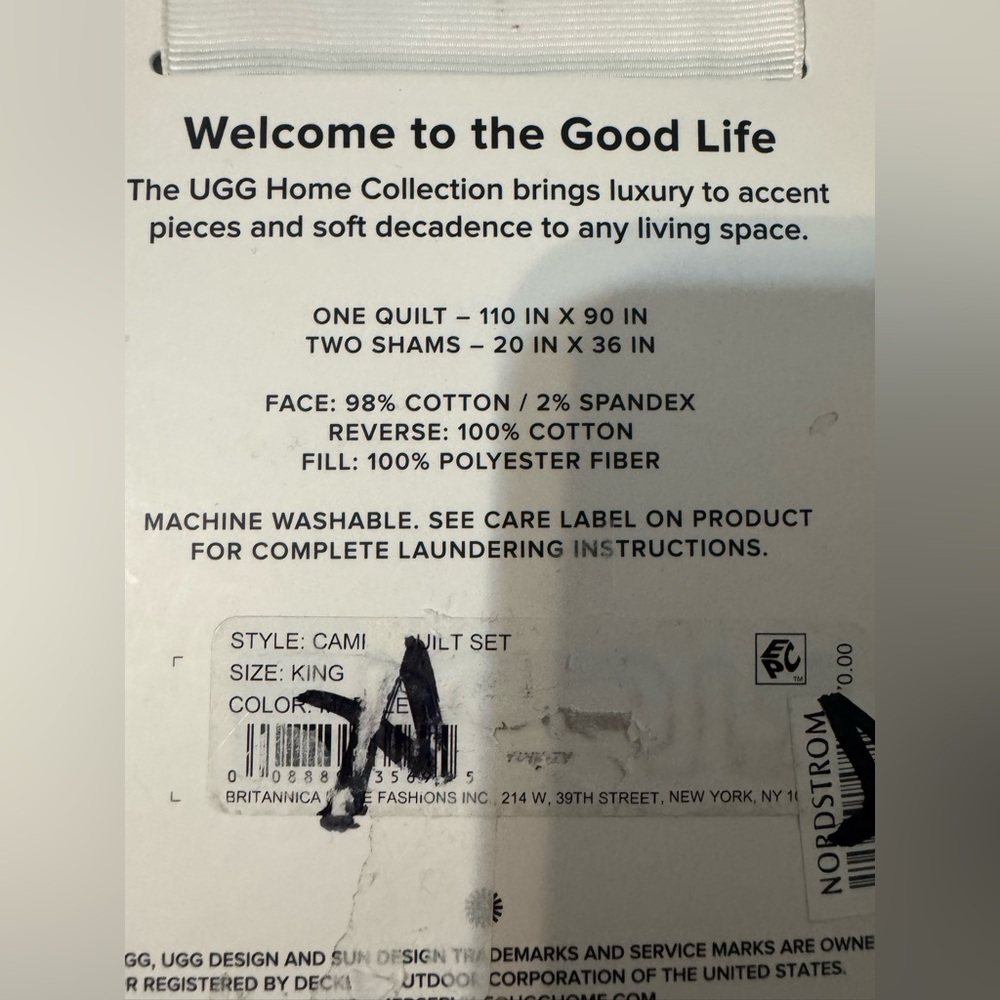 UGG Campo Exquisite 3 pc Set New - Picture 10 of 13